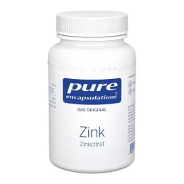 PURE ENCAPSULATIONS Zink Zinkcitrat-kapsler, 180 kapsler