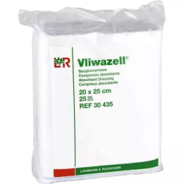 VLIWAZELL Absorberende puder, usterile, 20x25 cm, 25 stk