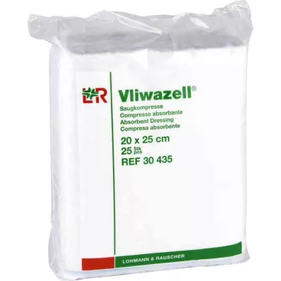 VLIWAZELL Absorberende puder, usterile, 20x25 cm, 25 stk