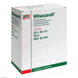 VLIWAZELL Sugekompresser sterile 20x20 cm, 30 stk