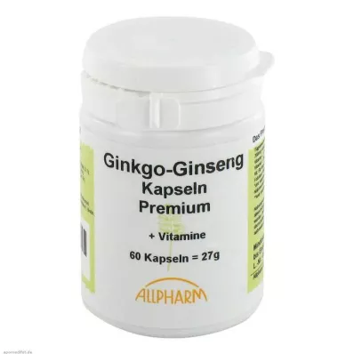 GINKGO+GINSENG Premium-kapsler, 60 kapsler