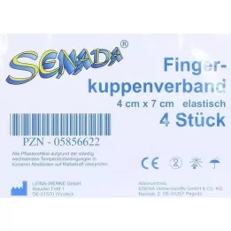 SENADA Fingerspidsbandage 4x7 cm, 4 stk