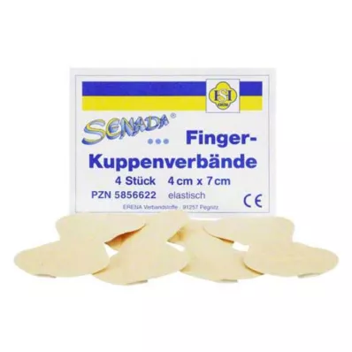 SENADA Fingerspidsbandage 4x7 cm, 4 stk SENADA Fingerspidsbandage 4x7 cm, 4 stk
