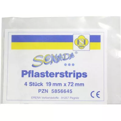 SENADA Gipsstrimler 19x72 mm, 4 stk SENADA Gipsstrimler 19x72 mm, 4 stk