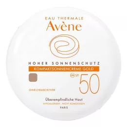 AVENE Kompakt solcreme SPF 50 guld, 10 g