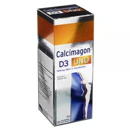 CALCIMAGON D3 Uno tyggetabletter, 90 kapsler