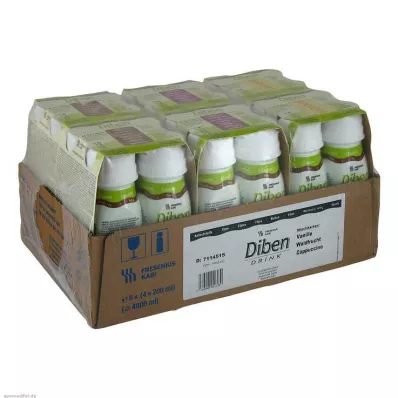 DIBEN DRINK Blandet karton 1,5 kcal/ml, 24X200 ml
