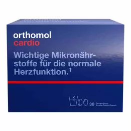 ORTHOMOL Cardio granulat/kapsler/tabletter kombinationspakke, 1 stk