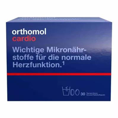 ORTHOMOL Cardio granulat/kapsler/tabletter kombinationspakke, 1 stk ORTHOMOL Cardio granulat/kapsler/tabletter kombinationspakke, 1 stk