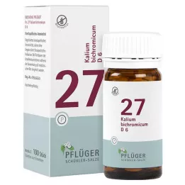 BIOCHEMIE Pflüger 27 Kalium bichromicum D 6 tabletter, 100 stk