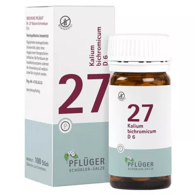Biochemistry Pflueger 27 Kalium bichromicum D 6 tabletter, 100 stk