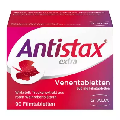 ANTISTAX ekstra venetabletter, 90 stk ANTISTAX ekstra venetabletter, 90 stk