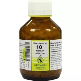 BIOCHEMIE 10 Natrium sulfuricum D 6 tabletter, 400 stk