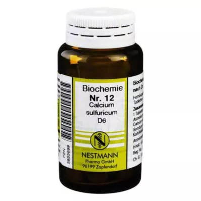 BIOCHEMIE 12 Calcium sulfuricum D 6 tabletter, 100 stk