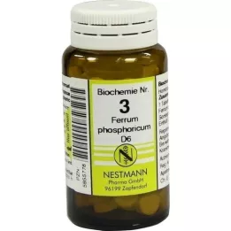 BIOCHEMIE 3 Ferrum phosphoricum D 6 tabletter, 100 stk