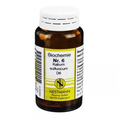 BIOCHEMIE 6 Kalium sulfuricum D 6 tabletter, 100 stk