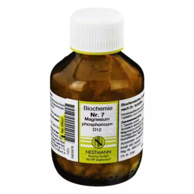 BIOCHEMIE 7 Magnesium phosphoricum D 12 tabletter, 400 kapsler BIOCHEMIE 7 Magnesium phosphoricum D 12 tabletter, 400 kapsler