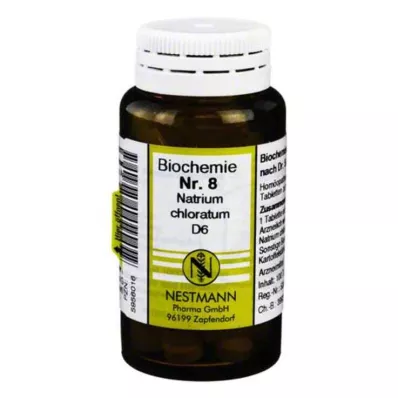BIOCHEMIE 8 Natriumchloratum D 6 tabletter, 100 stk