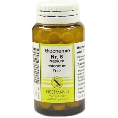 BIOCHEMIE 8 Natriumchloratum D 12 tabletter, 100 stk