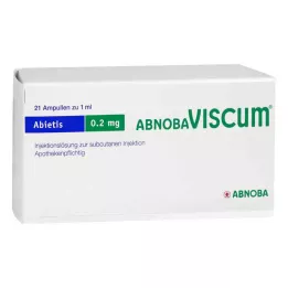 ABNOBAVISCUM Abietis 0,2 mg ampuller, 21 stk