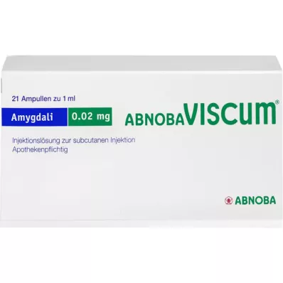 ABNOBAVISCUM Amygdali 0,02 mg ampuller, 21 stk