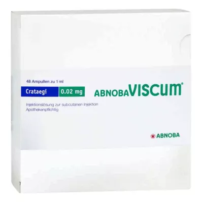 Abnobaviscum Crataegi 0,02 mg ampuller (48 stykker)