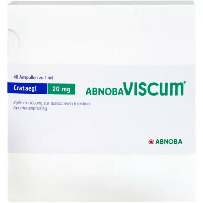 ABNOBAVISCUM Crataegi 20 mg ampuller, 48 stk