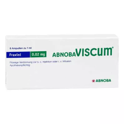 ABNOBAVISCUM Fraxini 0,02 mg ampuller, 8 stk