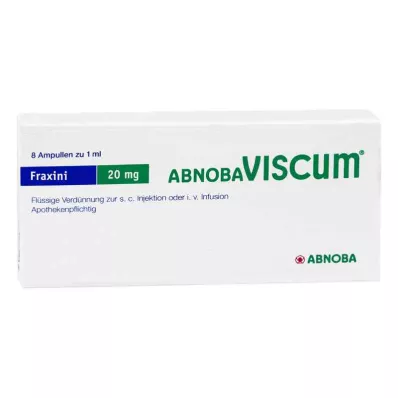 ABNOBAVISCUM Fraxini 20 mg ampuller, 8 stk