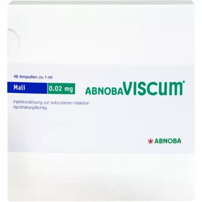 ABNOBAVISCUM Mali 0,02 mg ampuller, 48 stk