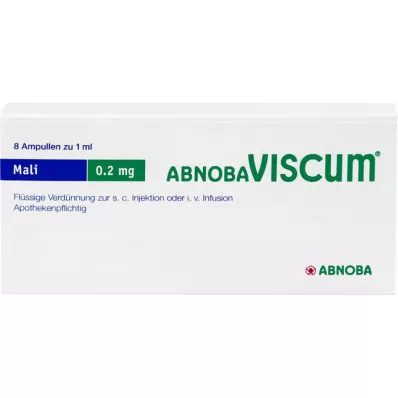 ABNOBAVISCUM Mali 0,2 mg ampuller, 8 stk