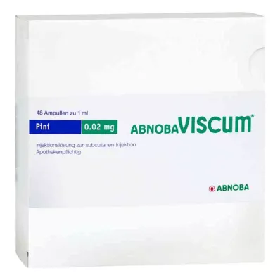 Abnobaviscum Pini 0,02 mg ampuller (48 stykker)