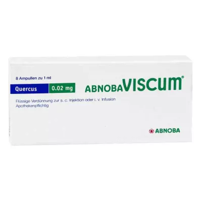 Abnobaviscum Quercus 0,02 mg ampuller (8 stykker)