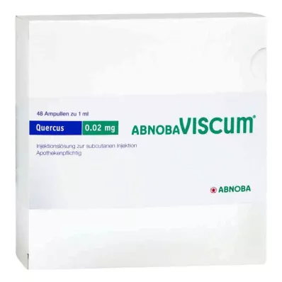 Abnobaviscum Quercus 0,02 mg ampuller (48 stykker)