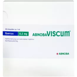 ABNOBAVISCUM Quercus 0,2 mg ampuller, 48 stk