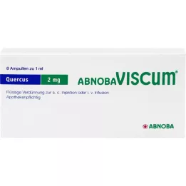 ABNOBAVISCUM Quercus 2 mg ampuller, 8 stk