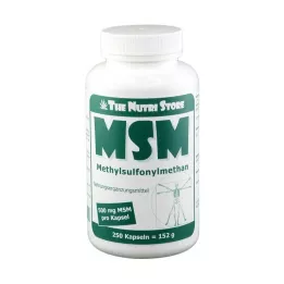 MSM 500 mg methylsulfonylmethan-kapsler, 250 stk