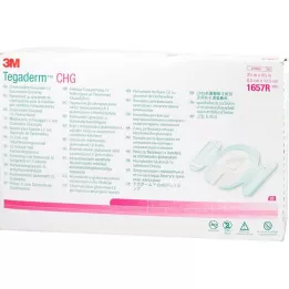 TEGADERM 3M CHG I.V. fikseringsbandage 8,5x11,5 cm 1657R, 25 stk