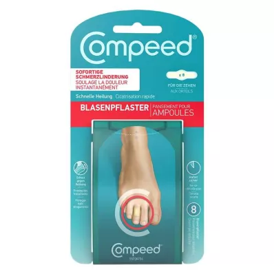 COMPEED Vabelplaster på tæerne, 8 stk COMPEED Vabelplaster på tæerne, 8 stk