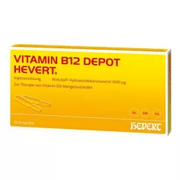 VITAMIN B12 DEPOT Hevert ampuller, 10 stk