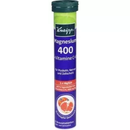 KNEIPP Magnesium 400+C+E brusetabletter, 15 stk