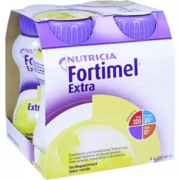 FORTIMEL Ekstra vaniljesmag, 4X200 ml