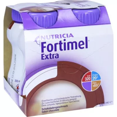 FORTIMEL Ekstra chokoladesmag, 4X200 ml
