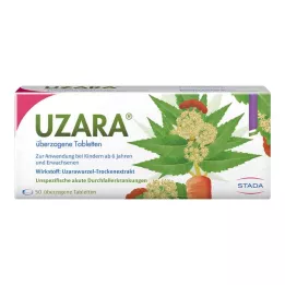 UZARA 40 mg overtrækstabletter, 50 stk