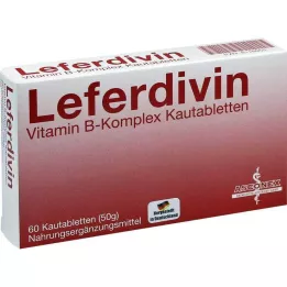 LEFERDIVIN B-vitamin kompleks tyggetablet, 60 stk