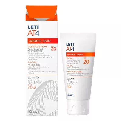 LETI AT4 ansigtscreme SPF 20, 50 ml