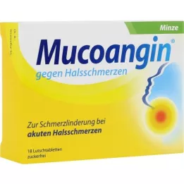 MUCOANGIN Mint 20 mg sugetabletter, 18 stk