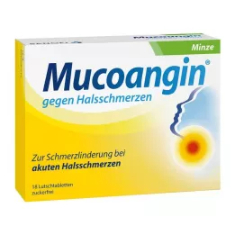 MUCOANGIN Mint 20 mg sugetabletter, 18 stk