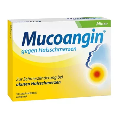 MUCOANGIN Mint 20 mg sugetabletter, 18 stk