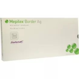 MEPILEX Border Ag skumbandage 10x20 cm steril, 5 stk